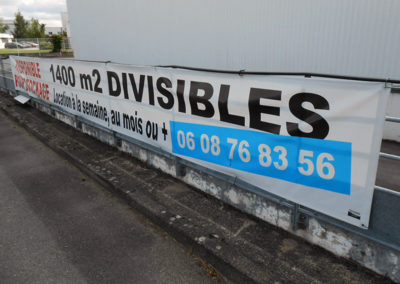 Banderoles, bâches et calicots réalisé par Graphidec à Nantes