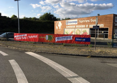 Banderoles, bâches - réalisation Graphidec à Nantes 4