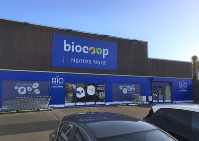 facade dibond et lettres adhesives graphidec