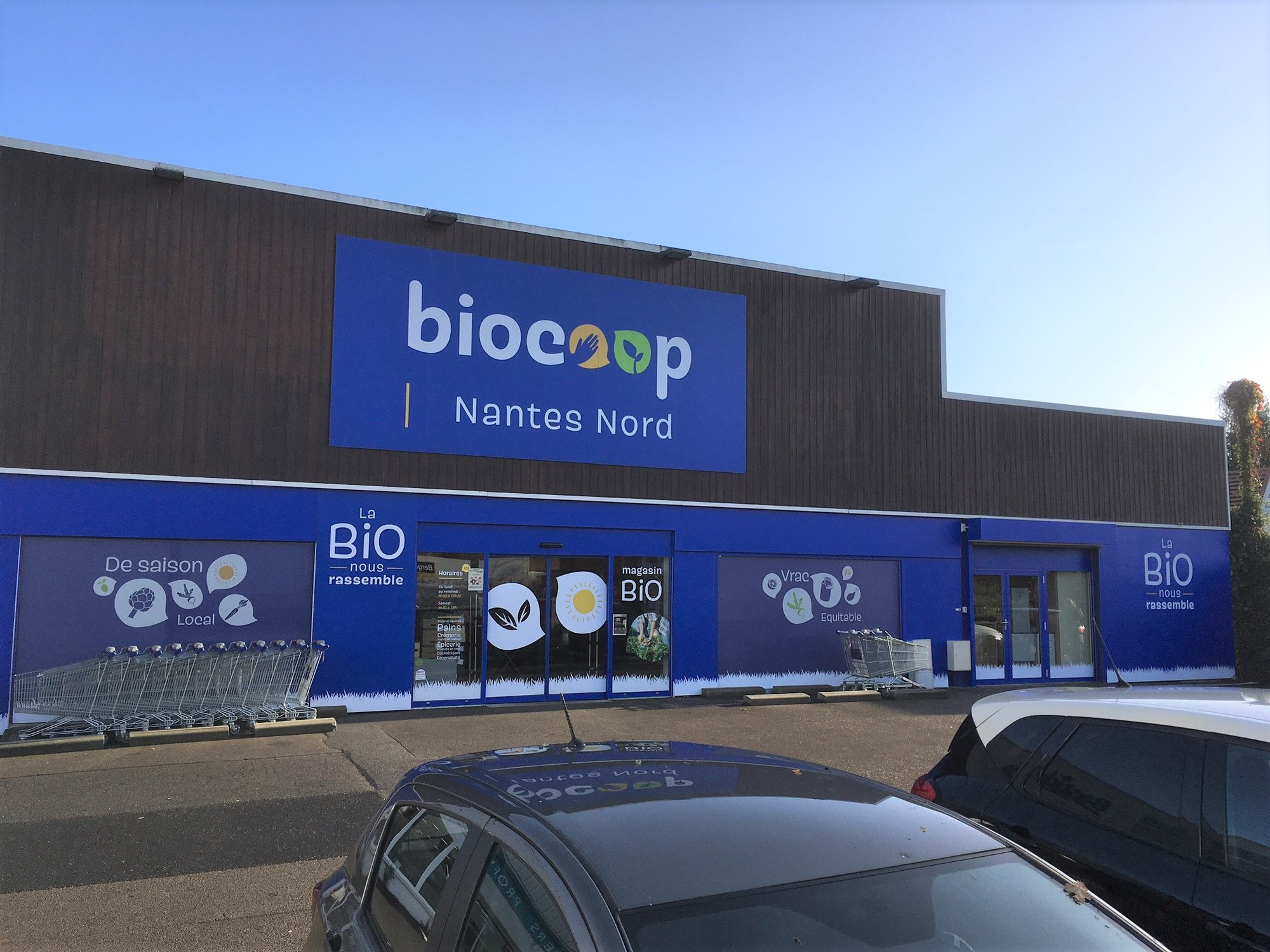facade dibond et lettres adhesives graphidec
