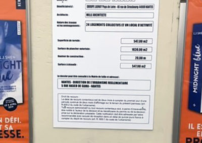 Panneaux immobilier - réalisation Graphidec à Nantes 30