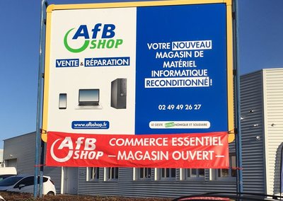 Recouvrement panneau enseigne 4x3 Graphidec