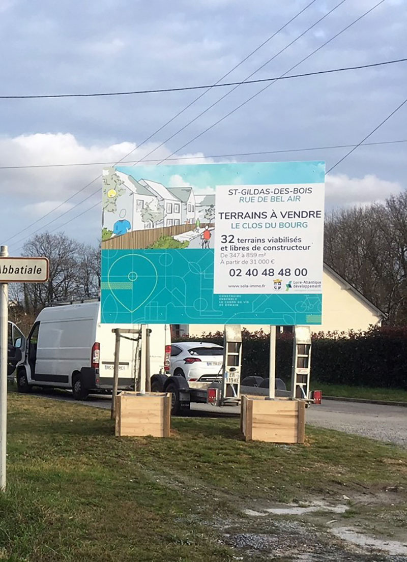 Panneaux immobilier - réalisation Graphidec 2