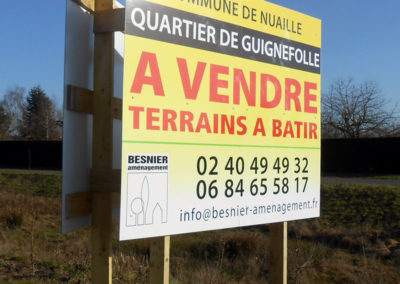Panneaux immobilier - réalisation Graphidec à Nantes 14