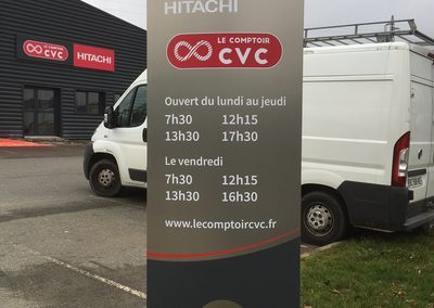 Conception de A à Z de totem bombé Graphidec