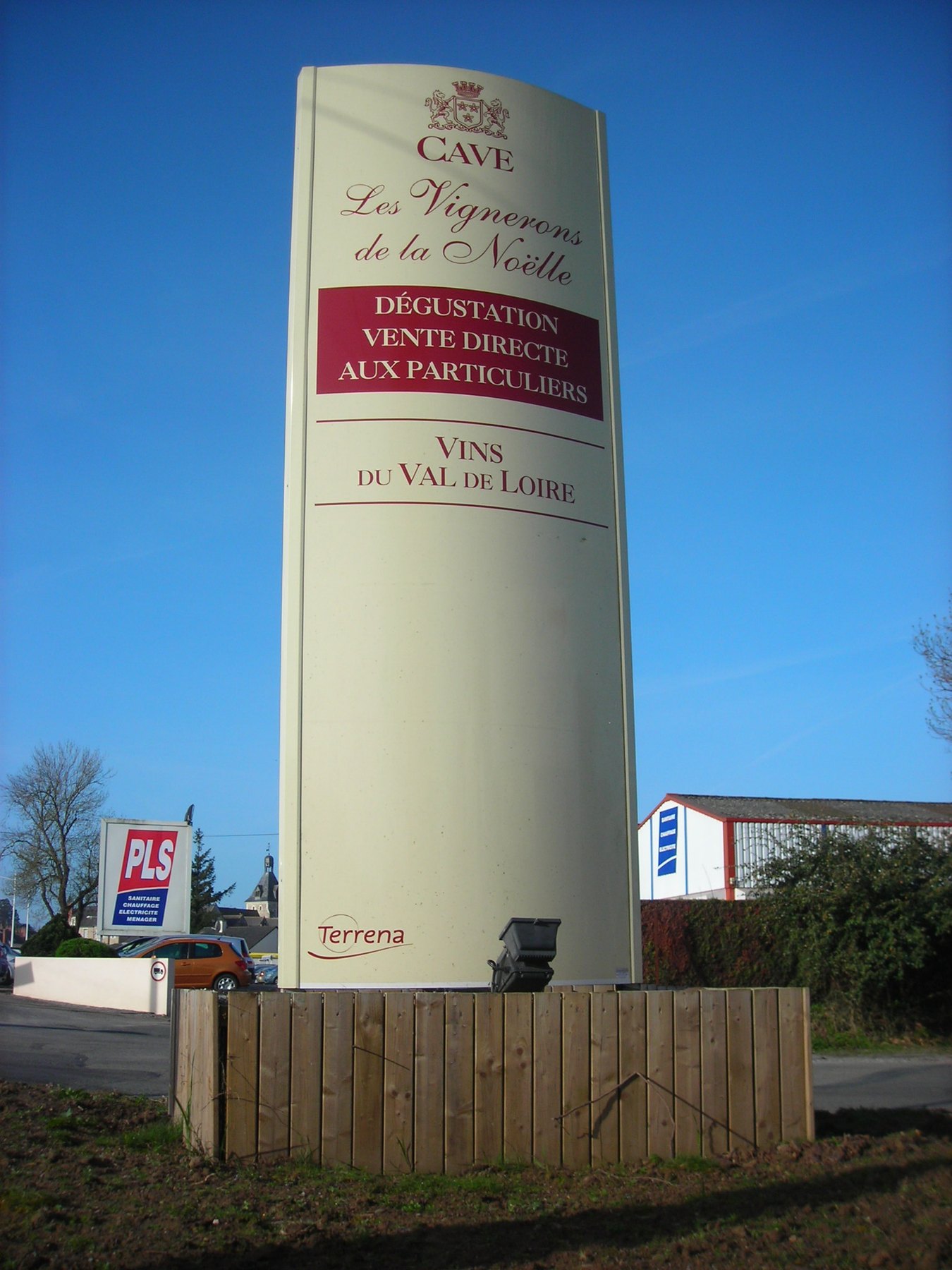 Totem à faces bombées en Dibond Graphidec