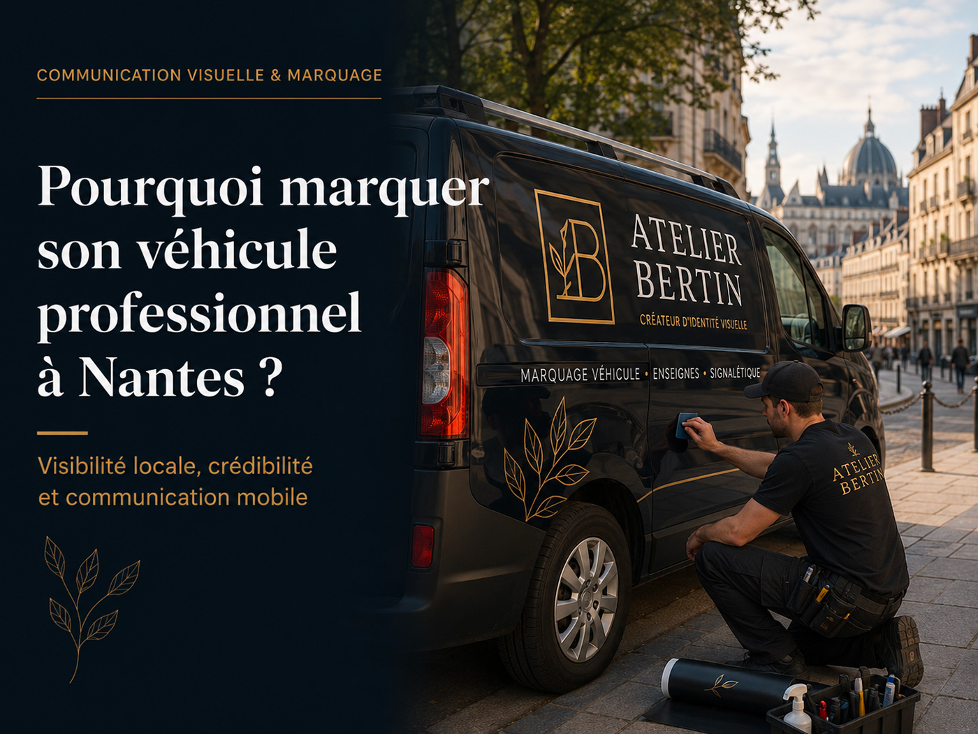 Marquage de véhicule à Nantes : pourquoi habiller son utilitaire professionnel ?